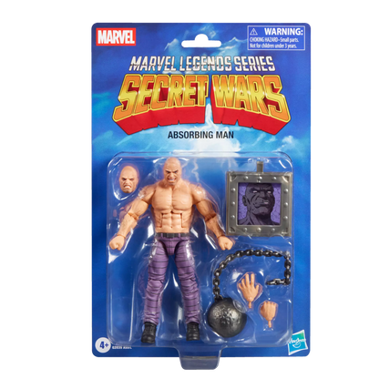 HASBRO - MARVEL LEGENDS SECRET WARS ABSORBING MAN ACTION FIGURE