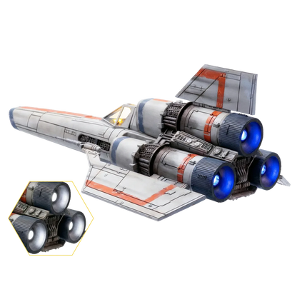 BATTLESTAR GALACTICA COLONIAL VIPER MKI ELECTRONIC VEHICLE + LIEUTENANT BOOMER FIGURE