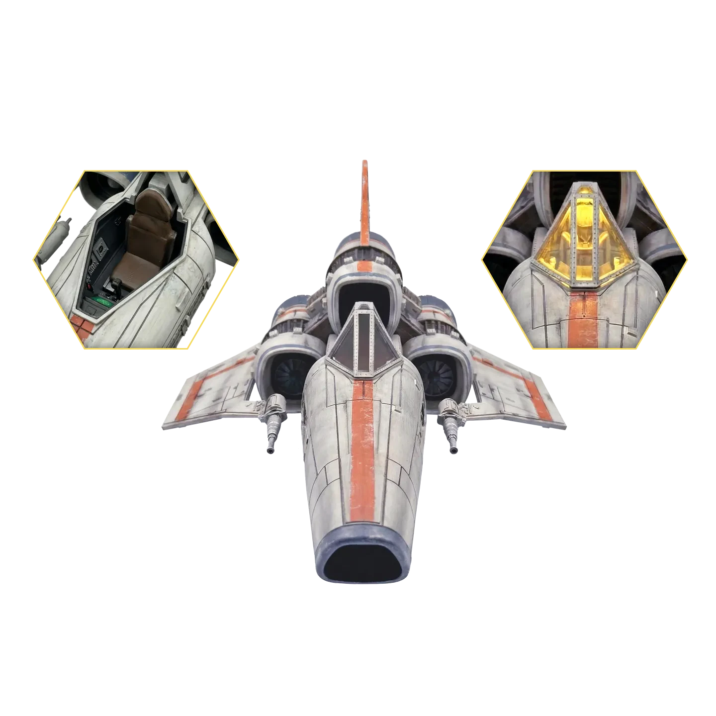 BATTLESTAR GALACTICA COLONIAL VIPER MKI ELECTRONIC VEHICLE + LIEUTENANT BOOMER FIGURE