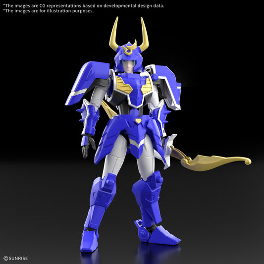 BANDAI 30MF YOROI-SHINDEN SAMURAI TROOPERS KAITO SKY MODEL KIT 14 cm