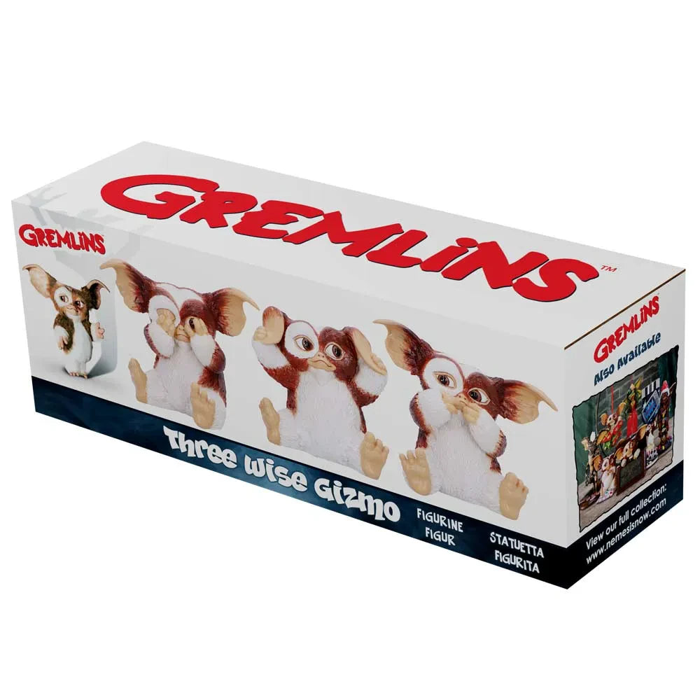 GREMLINNS THREE WISE GIZMO FIGURINE SET