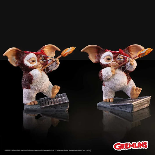 NEMESIS NOW GREMLINS GIZMO READY AIM FIRE STATUA 14cm
