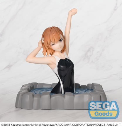 SEGA CERTAIN SCIENTIFIC RAILGUN MIKOTO MISAKA THERMAE UTOPIA FIGURA 14 cm