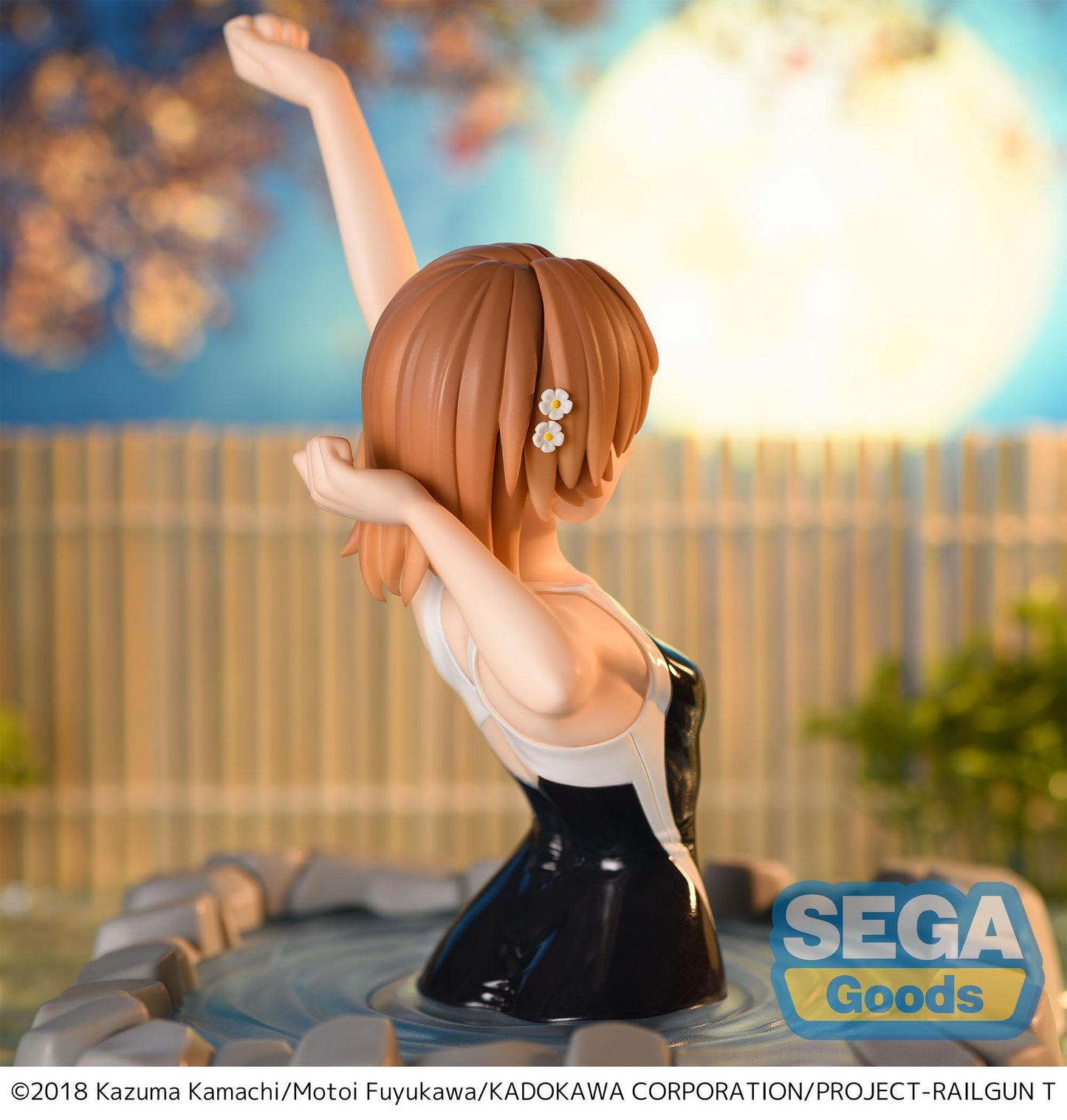 SEGA CERTAIN SCIENTIFIC RAILGUN MIKOTO MISAKA THERMAE UTOPIA FIGURA 14 cm