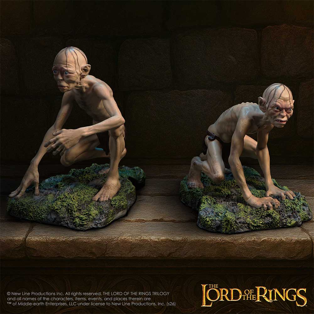 NEMESIS NOW LORD RINGS GOLLUM SMEAGOL (SET 2X) STATUA 13cm