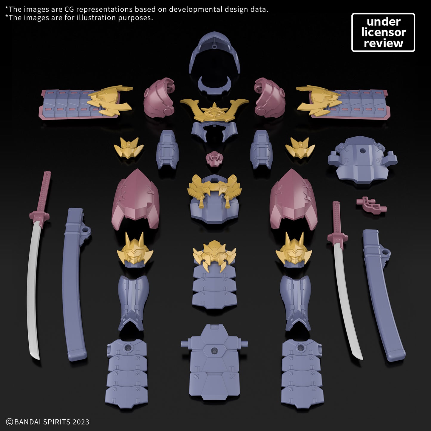 BANDAI 30MF CLASS UP ARMOR METEORIC IRONSHOGUN MODEL KIT 13 cm
