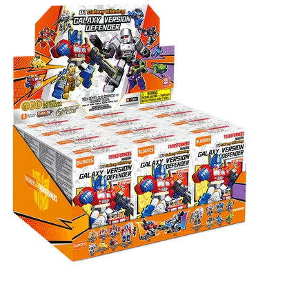 BLOKEES - TRANSFORMERS GALAXY SHINING DEFENDER VERSION 01 BLIND BOX (12) MODEL KIT 6cm