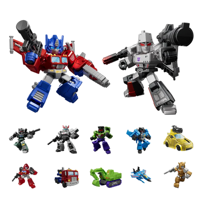 BLOKEES - TRANSFORMERS GALAXY SHINING DEFENDER VERSION 01 BLIND BOX (12) MODEL KIT 6cm