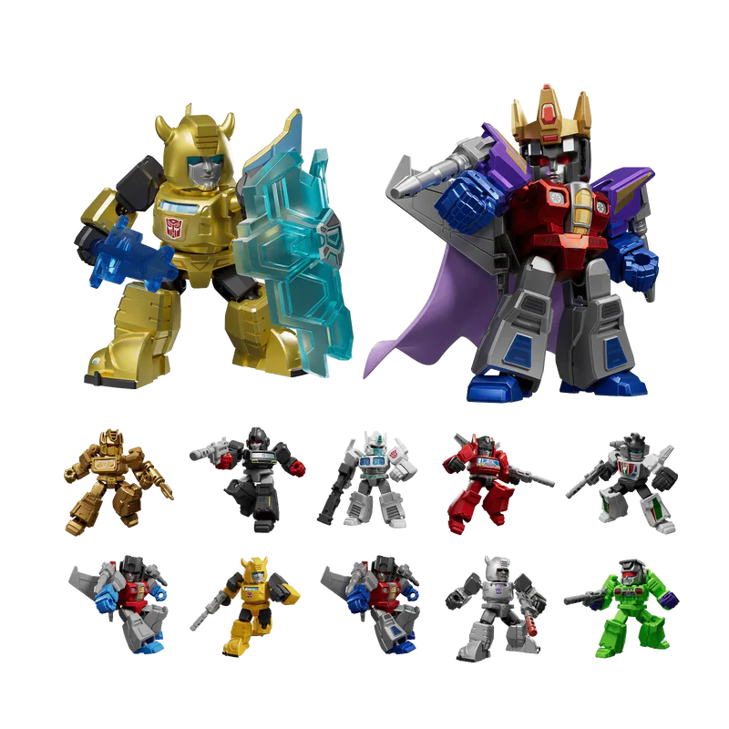 BLOKEES - TRANSFORMERS OVERTHROW DEFENDER VERSION 02 BLIND BOX (12) MODEL KIT 6cm