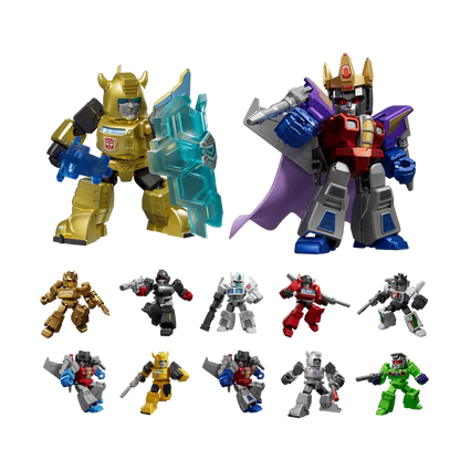BLOKEES - TRANSFORMERS OVERTHROW DEFENDER VERSION 02 BLIND BOX (12) MODEL KIT 6cm