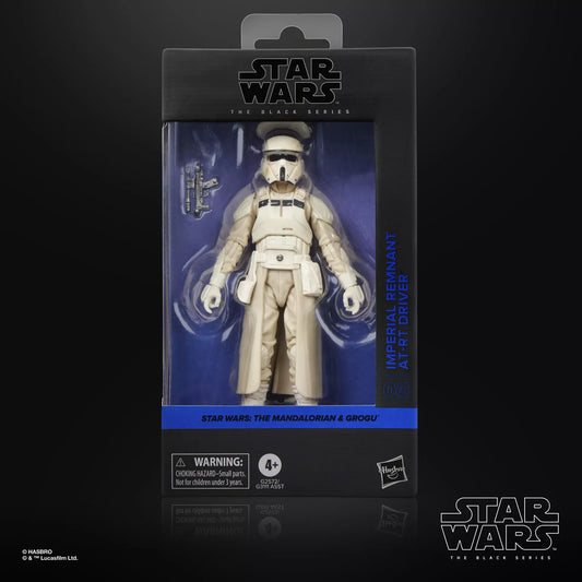 STAR WARS BLACK SERIES THE MANDALORIAN AND GROGU IMPERIAL REMNANT AT-RT DRIVER ACTION FIGURE
