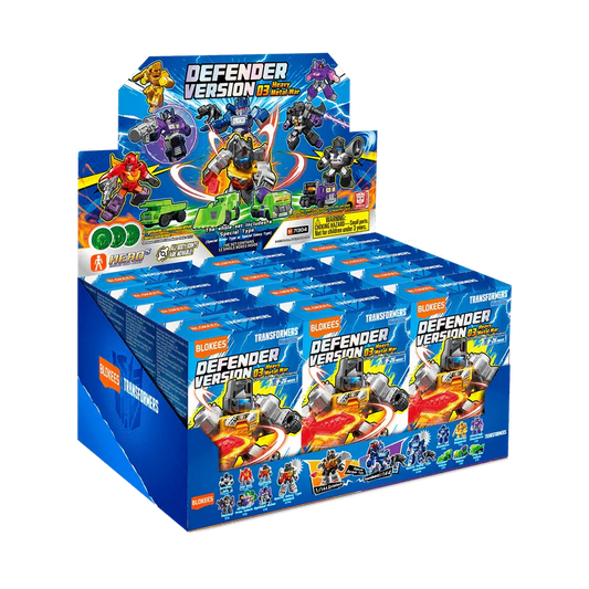 BLOKEES - TRANSFORMERS HEAVY METAL WAR DEFENDER VERSION 03 BLIND BOX SET (12) MODEL KIT 6cm