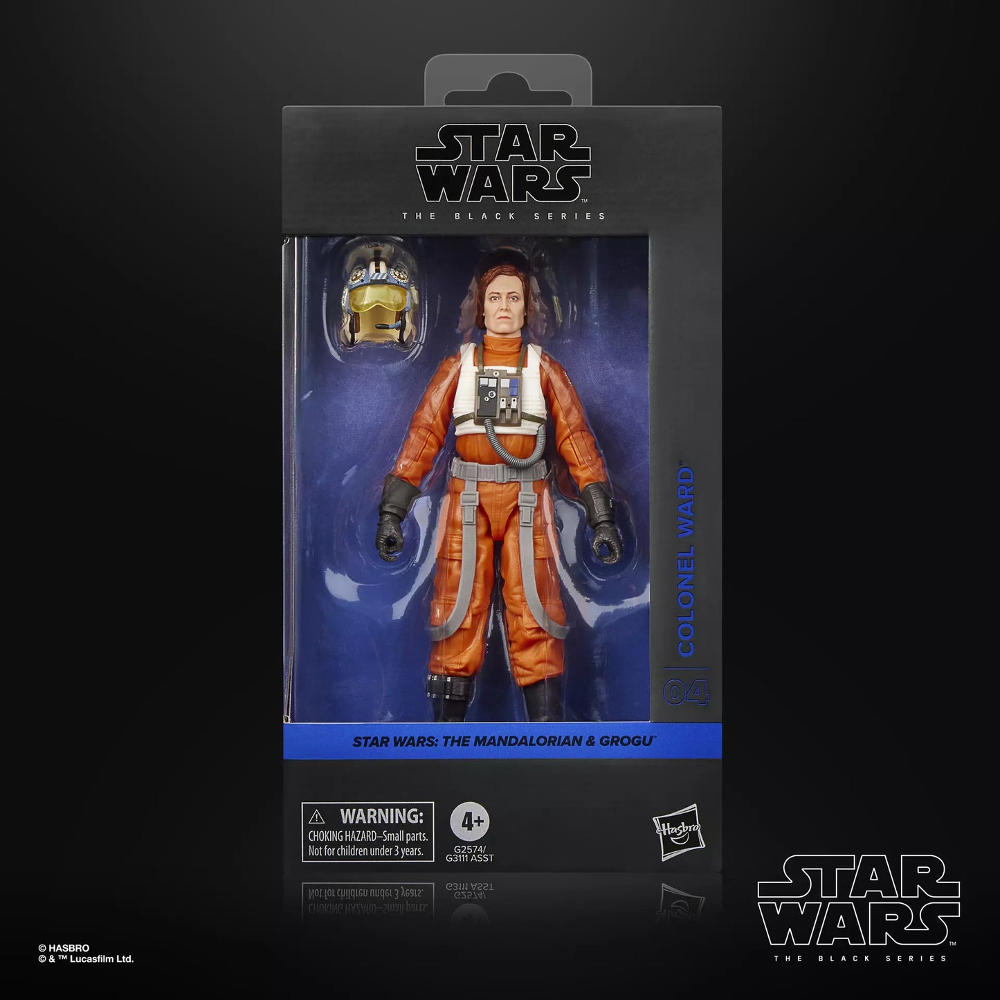 HASBRO - STAR WARS BLACK SERIES MANDALORIAN GROGU COLONEL WARD ACTION FIGURE