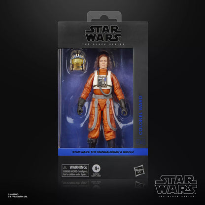 HASBRO - STAR WARS BLACK SERIES MANDALORIAN GROGU COLONEL WARD ACTION FIGURE