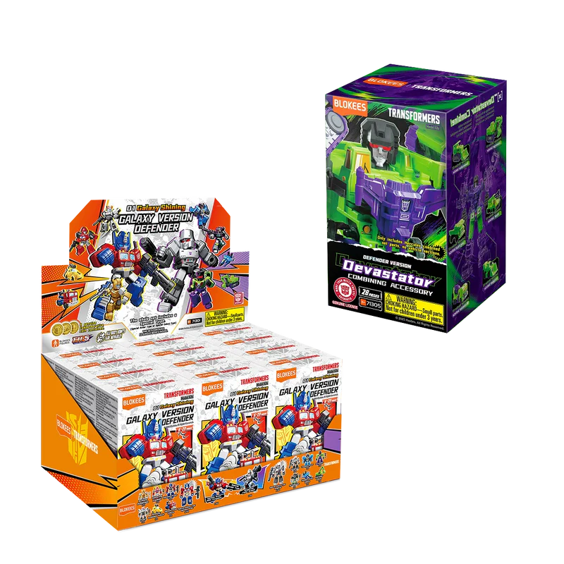 BLOKEES DEVASTATOR - TRANSFORMERS DEFENDER VERSION COMBINING ACCESSORY MODEL KIT /
