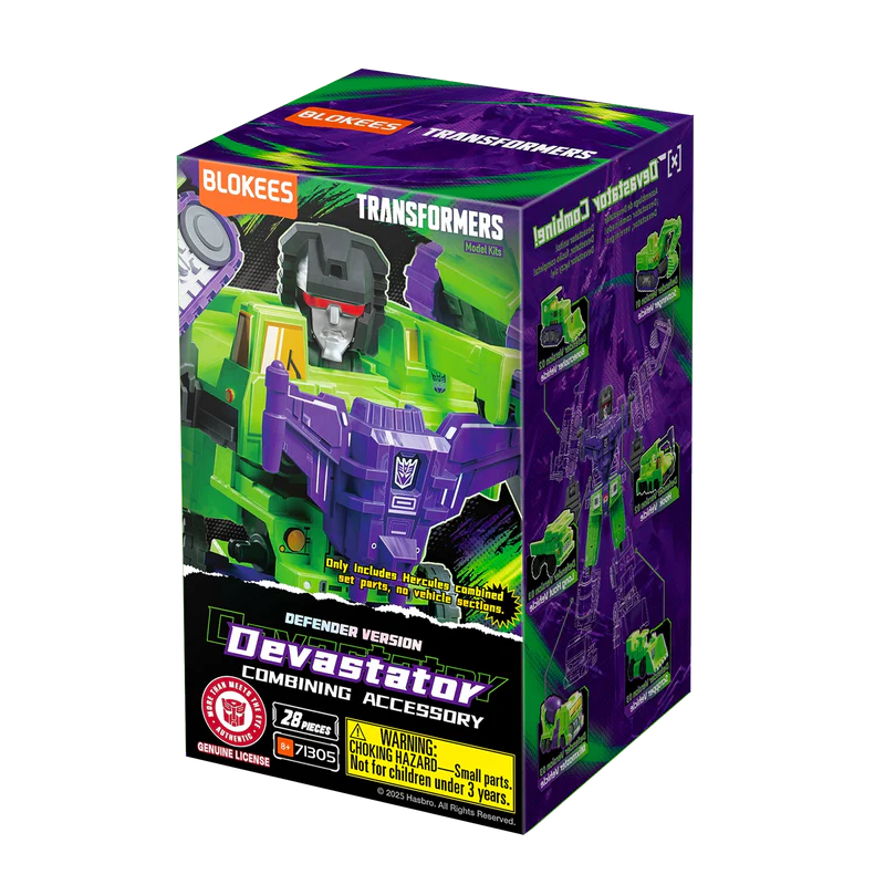 BLOKEES DEVASTATOR - TRANSFORMERS DEFENDER VERSION COMBINING ACCESSORY MODEL KIT /