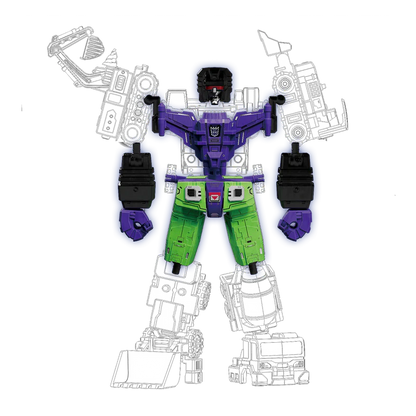 BLOKEES DEVASTATOR - TRANSFORMERS DEFENDER VERSION COMBINING ACCESSORY MODEL KIT /