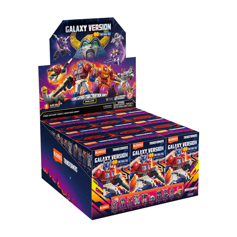 TRANSFORMERS ONE SHALL FALL GALAXY VERSION 08 BLIND BOX SET (9)
