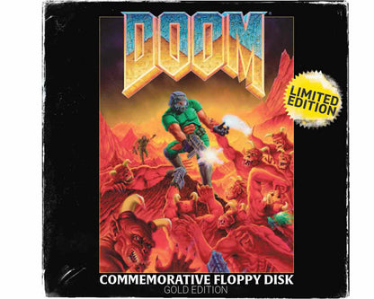 DOOM - FLOPPY DISK LIMITED EDITION REPLICA - GOLD
