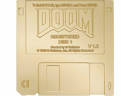 DOOM - FLOPPY DISK LIMITED EDITION REPLICA - GOLD
