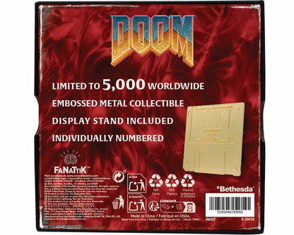 DOOM - FLOPPY DISK LIMITED EDITION REPLICA - GOLD