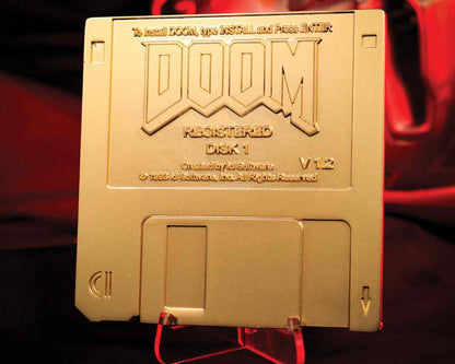 DOOM - FLOPPY DISK LIMITED EDITION REPLICA - GOLD