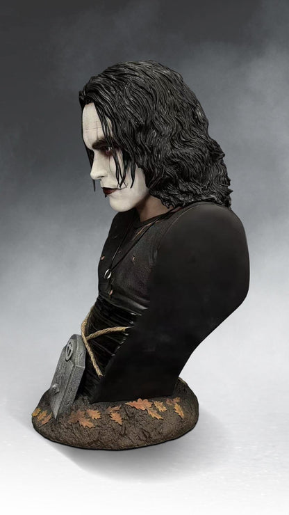 HOLLYWOOD COLLECTIBLES CROW LIFE-SIZE BUST BUSTO 70 cm