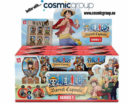 YUME - ONE PIECE - BARREL CAPSULE COLLECTION - 6 UNITS DISPLAY MINI FIGURA 10.3 cm