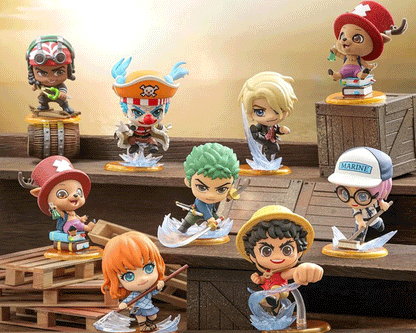 YUME - ONE PIECE - COSBI COLLECTION - BLIND BOX - DISPLAY (8) MINI FIGURA 8x8x12 cm