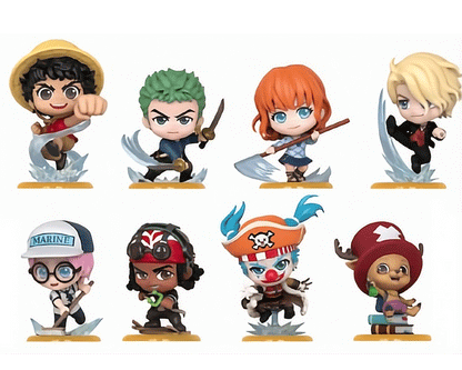 YUME - ONE PIECE - COSBI COLLECTION - BLIND BOX - DISPLAY (8) MINI FIGURA 8x8x12 cm