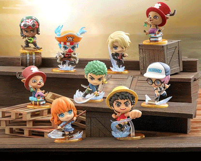 YUME - ONE PIECE - COSBI COLLECTION - BLIND BOX - DISPLAY (8) MINI FIGURA 8x8x12 cm