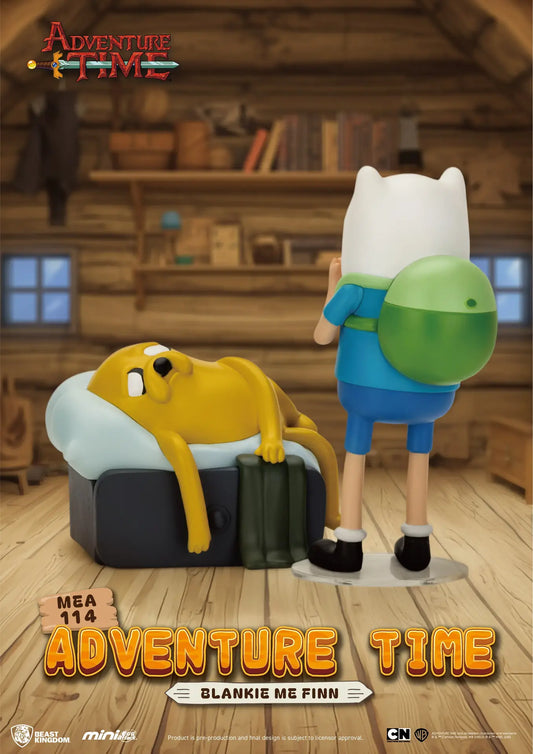 BEAST KINGDOM ADVENTURE TIME MINI EGG ATTACK BLIND BOX SET DISPLAY (6) MINI FIGURA 9.4cm