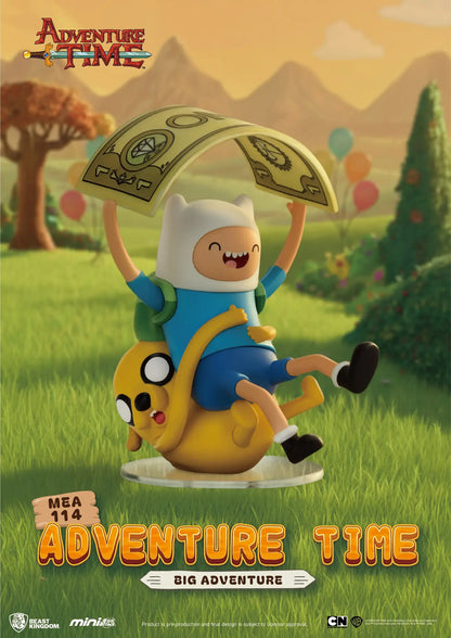 BEAST KINGDOM ADVENTURE TIME MINI EGG ATTACK BLIND BOX SET DISPLAY (6) MINI FIGURA 9.4cm