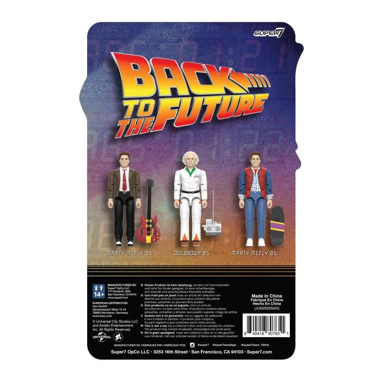 BACK TO THE FUTURE WAVE 1 MARTY MCFLY '55 REACTION+ FIGURE