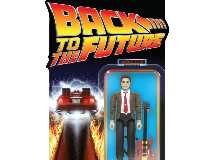 BACK TO THE FUTURE WAVE 1 MARTY MCFLY '55 REACTION+ FIGURE
