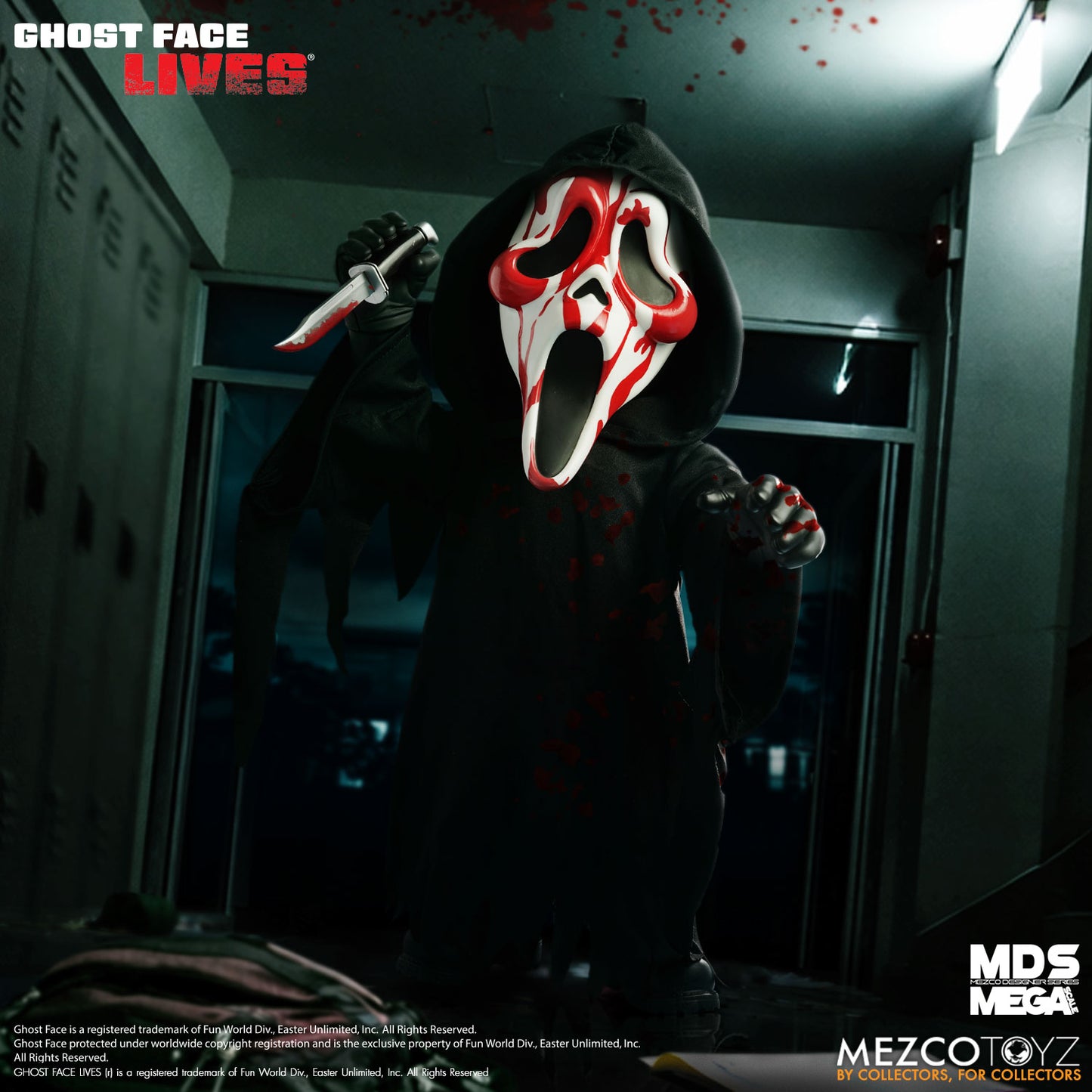 MEZCO TOYS MDS MEGA SCALE BLOODY GHOST FACE AF ACTION FIGURE 37 cm