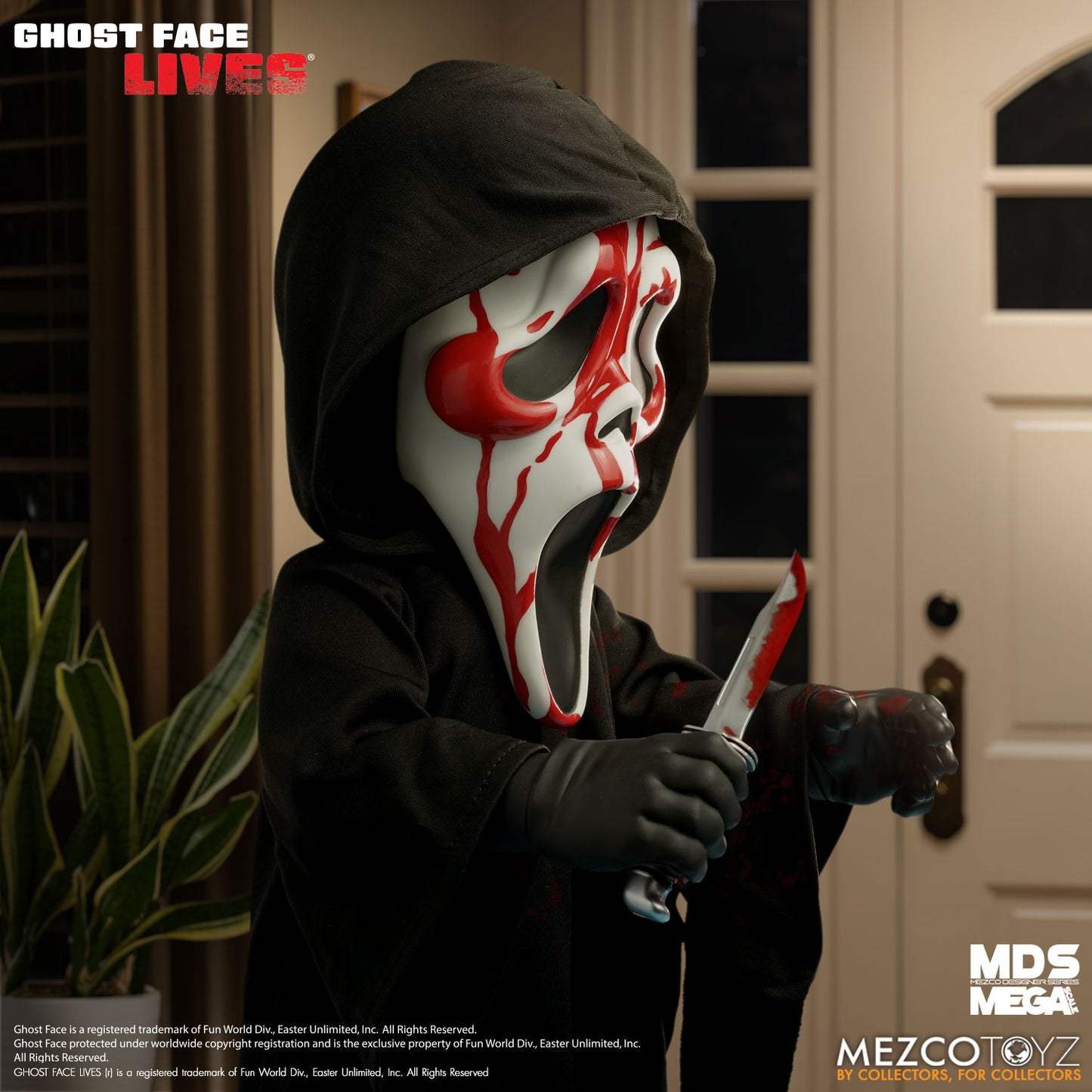 MEZCO TOYS MDS MEGA SCALE BLOODY GHOST FACE AF ACTION FIGURE 37 cm