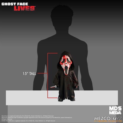 MEZCO TOYS MDS MEGA SCALE BLOODY GHOST FACE AF ACTION FIGURE 37 cm