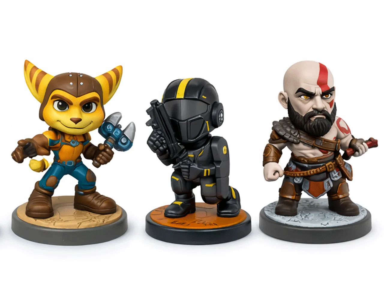 YUME SONY PLAYSTATION - ALL STARS HERO - BLIND BOX COUNTER DISPLAY (6) MINI FIGURA 8x8x12 cm