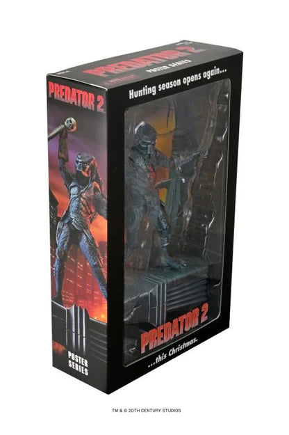 NECA - CITY HUNTER PREDATOR 2 CITY HUNTER POSTER SERIES ACTION FIGURE 20 cm