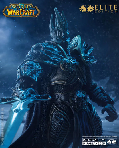 MCFARLANE TOYS 25 WORLD WARCRAFT LICH KING MCFARLANE ELITE EDITION 7" ACTION FIGURE 18 cm