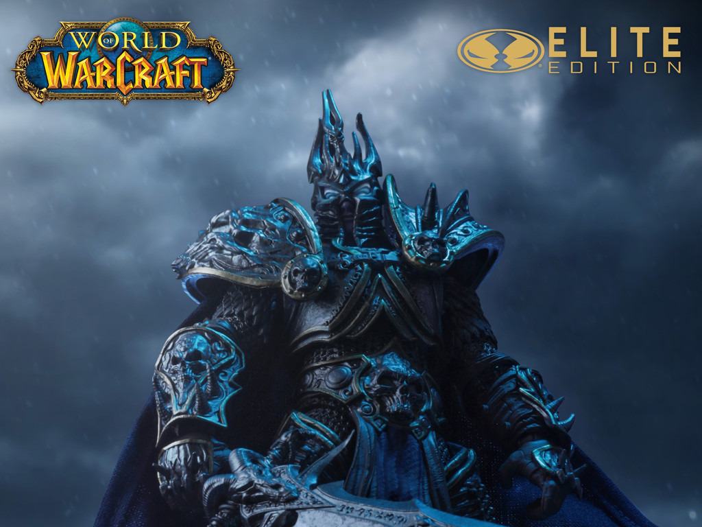 MCFARLANE TOYS 25 WORLD WARCRAFT LICH KING MCFARLANE ELITE EDITION 7" ACTION FIGURE 18 cm