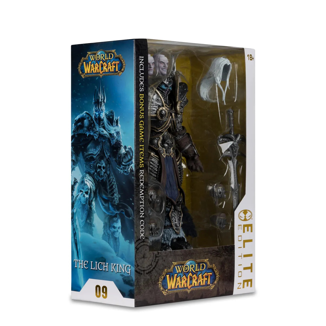MCFARLANE TOYS 25 WORLD WARCRAFT LICH KING MCFARLANE ELITE EDITION 7" ACTION FIGURE 18 cm