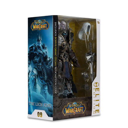 MCFARLANE TOYS 25 WORLD WARCRAFT LICH KING MCFARLANE ELITE EDITION 7" ACTION FIGURE 18 cm