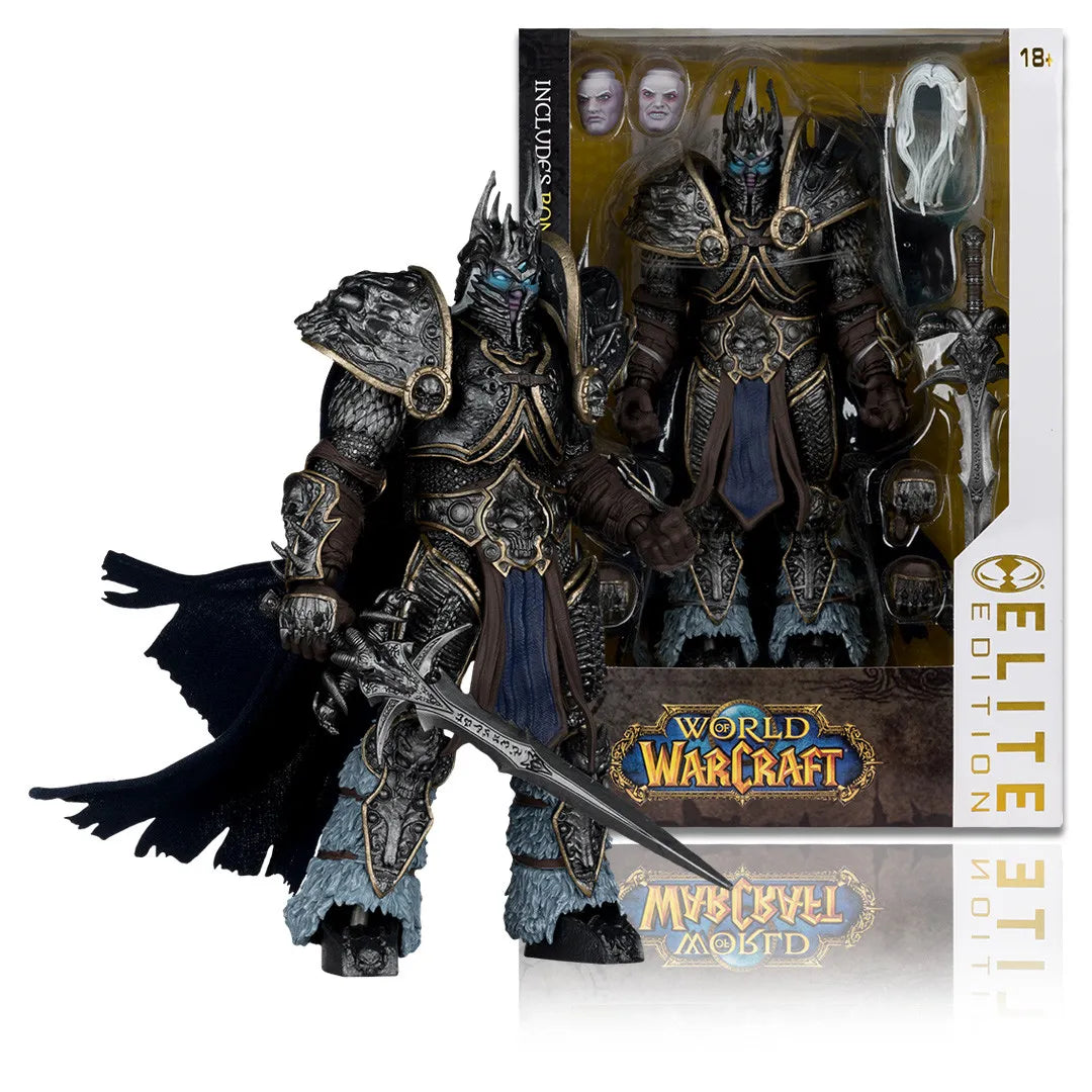 MCFARLANE TOYS 25 WORLD WARCRAFT LICH KING MCFARLANE ELITE EDITION 7" ACTION FIGURE 18 cm