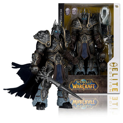 MCFARLANE TOYS 25 WORLD WARCRAFT LICH KING MCFARLANE ELITE EDITION 7" ACTION FIGURE 18 cm