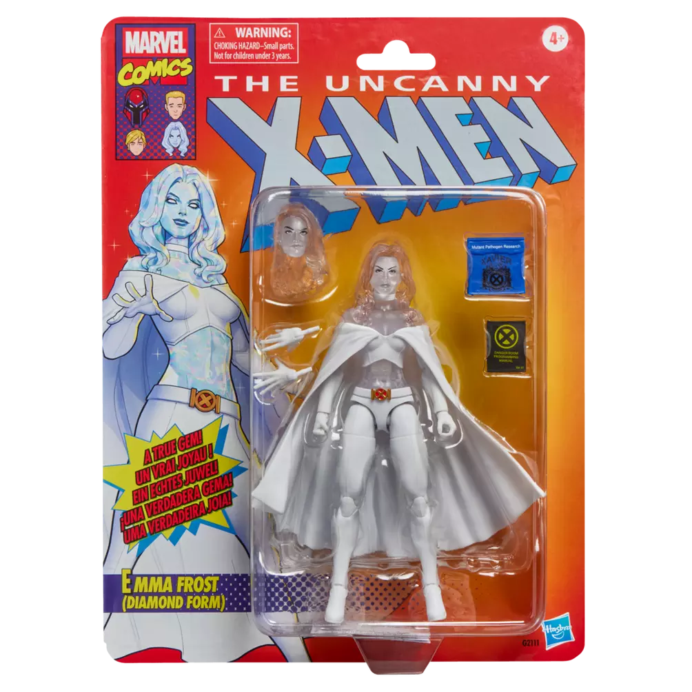 HASBRO - MARVEL LEGENDS X-MEN EMMA FROST DIAMOND FORM ACTION FIGURE