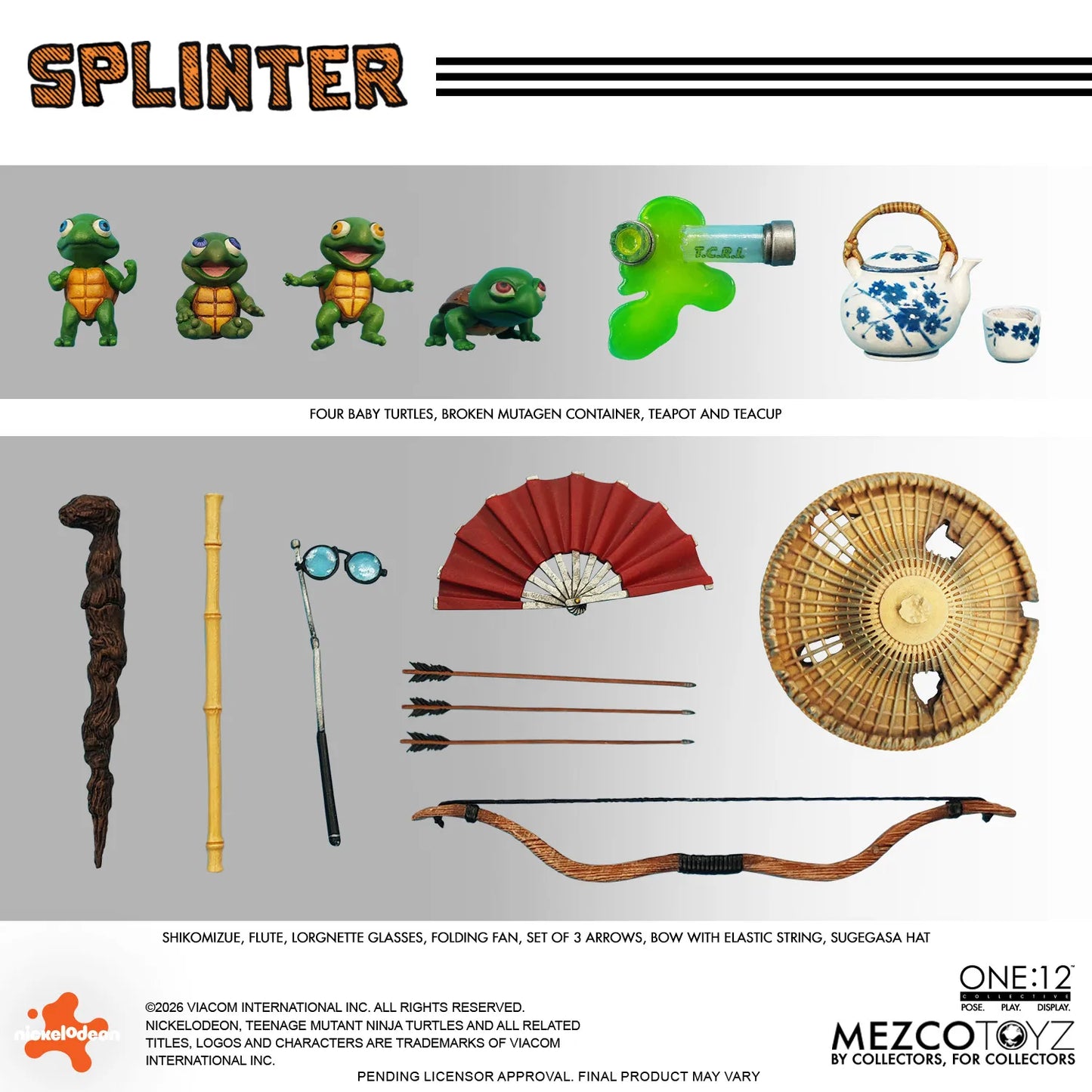 ONE 12 COLLECTIVE TMNT SPLINTER AF