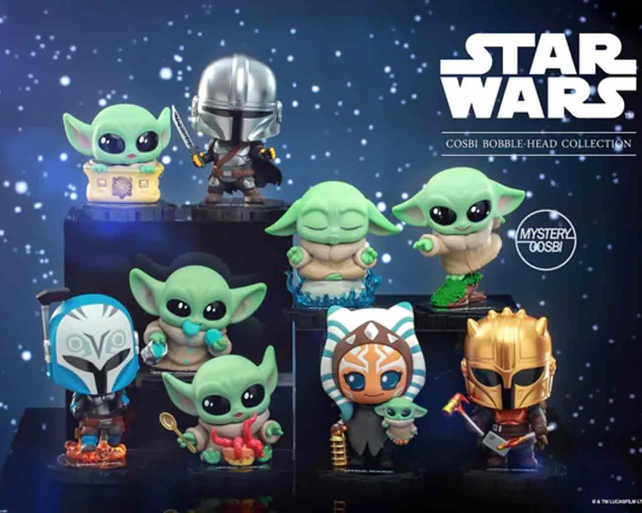 STAR WARS - SERIES 3 COSBI COLLECTION - BLIND BOX - DISPLAY (8)