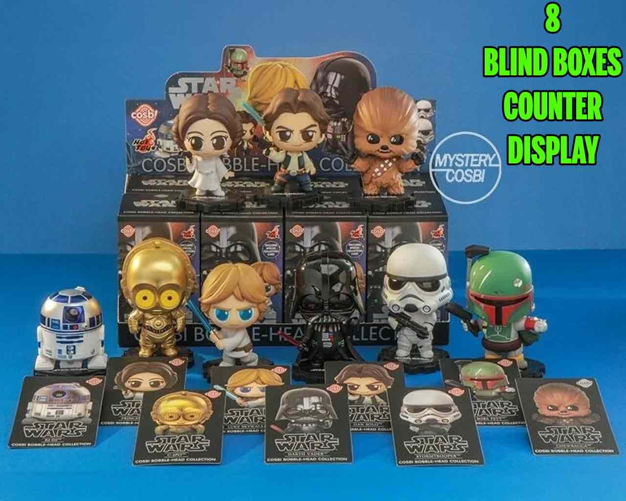 STAR WARS - SERIES 2 COSBI COLLECTION - BLIND BOX - DISPLAY (8)